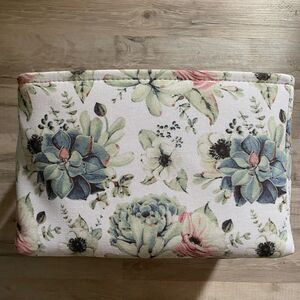 THRO Lotus Floral Fabric Storage Bin